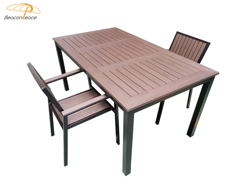Polywood table and chair sets outdoor