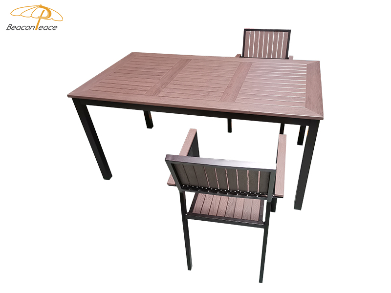 rectangle outdoor dining set
