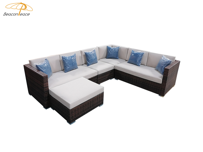 modern rattan sofa set