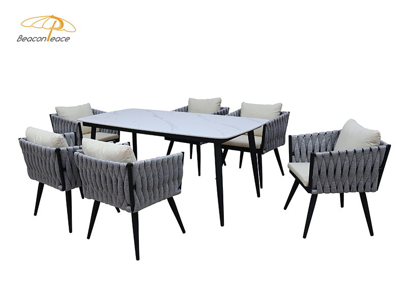 Sectional Patio Dining Set