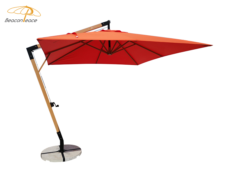 square garden umbrella