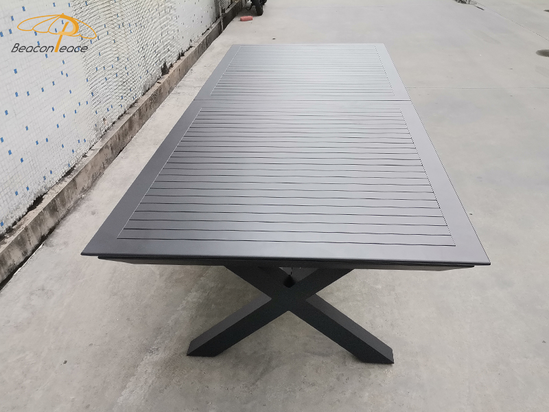 modern extendable dining table