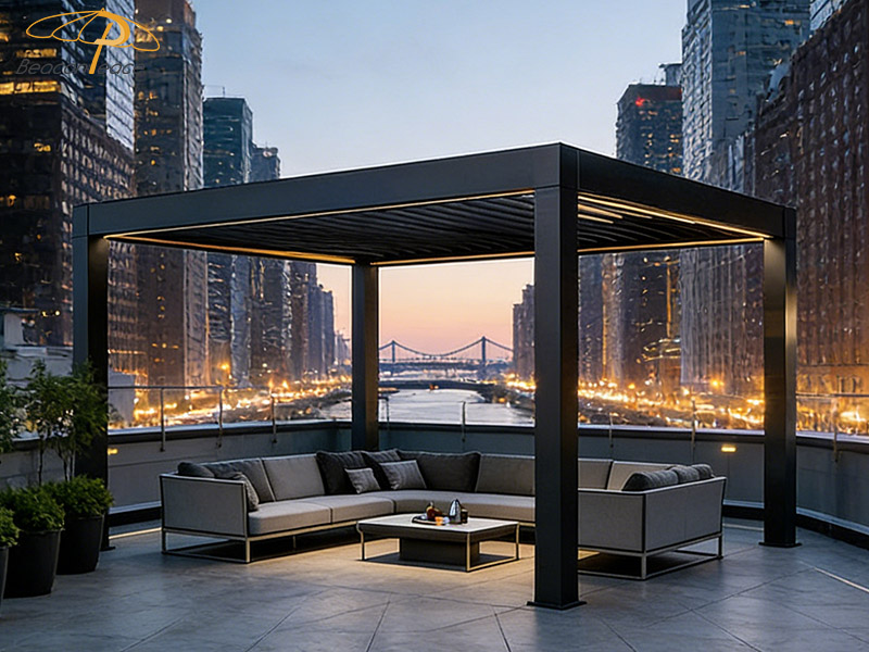 outdoor aluminum pergola